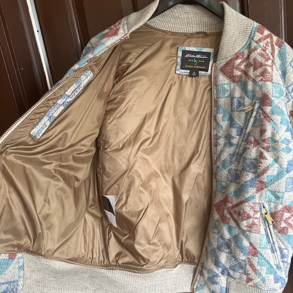 Eddie Bauer Multicolor Patterned Jacket Medium - Picture 4 of 8